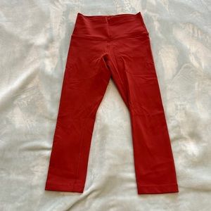 Lululemon Wunder Under High Rise Crop Size 4